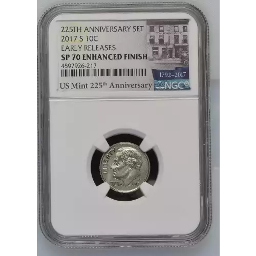 2017 EARLY RELEASES 225TH ANNIVERSARY SET ENHANCED FINISH (2)