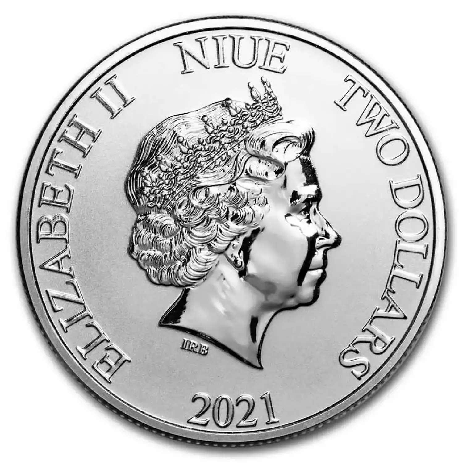 2021 Niue 1 oz $2 Disney Pirates of the Caribbean Flying Dutchman Coin (2)
