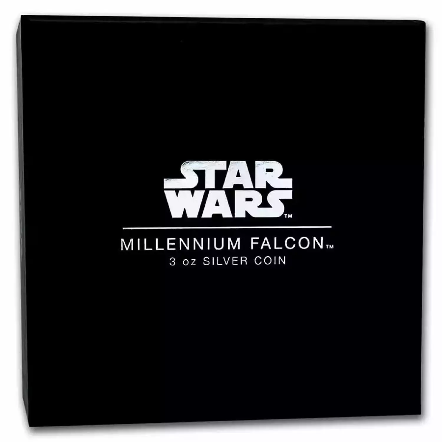 2022 Niue 3oz Silver $2 Disney Star Wars Millennium Falcon Shaped Coin (2)