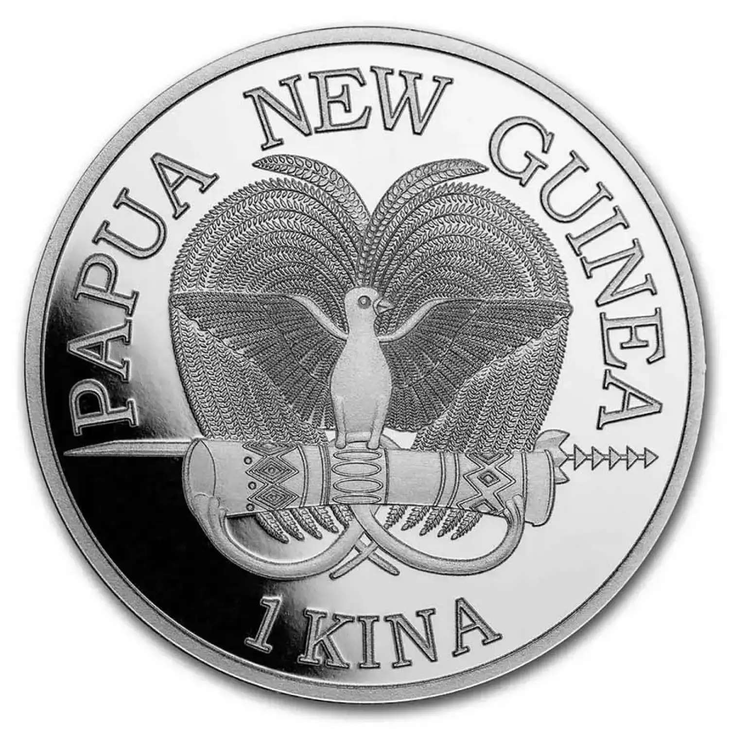 2022 Papua New Guinea 1 oz Silver Bird Of Paradise