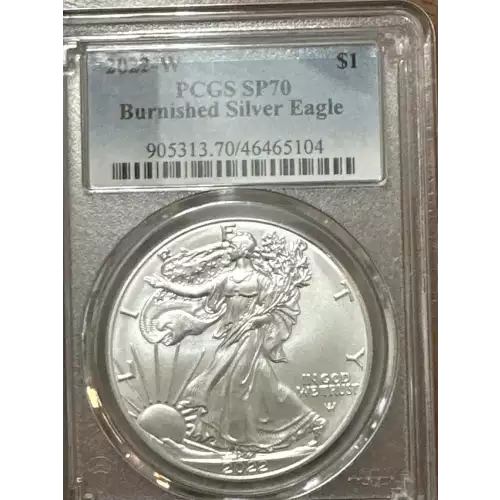 2022-W $1 Burnished Silver Eagle