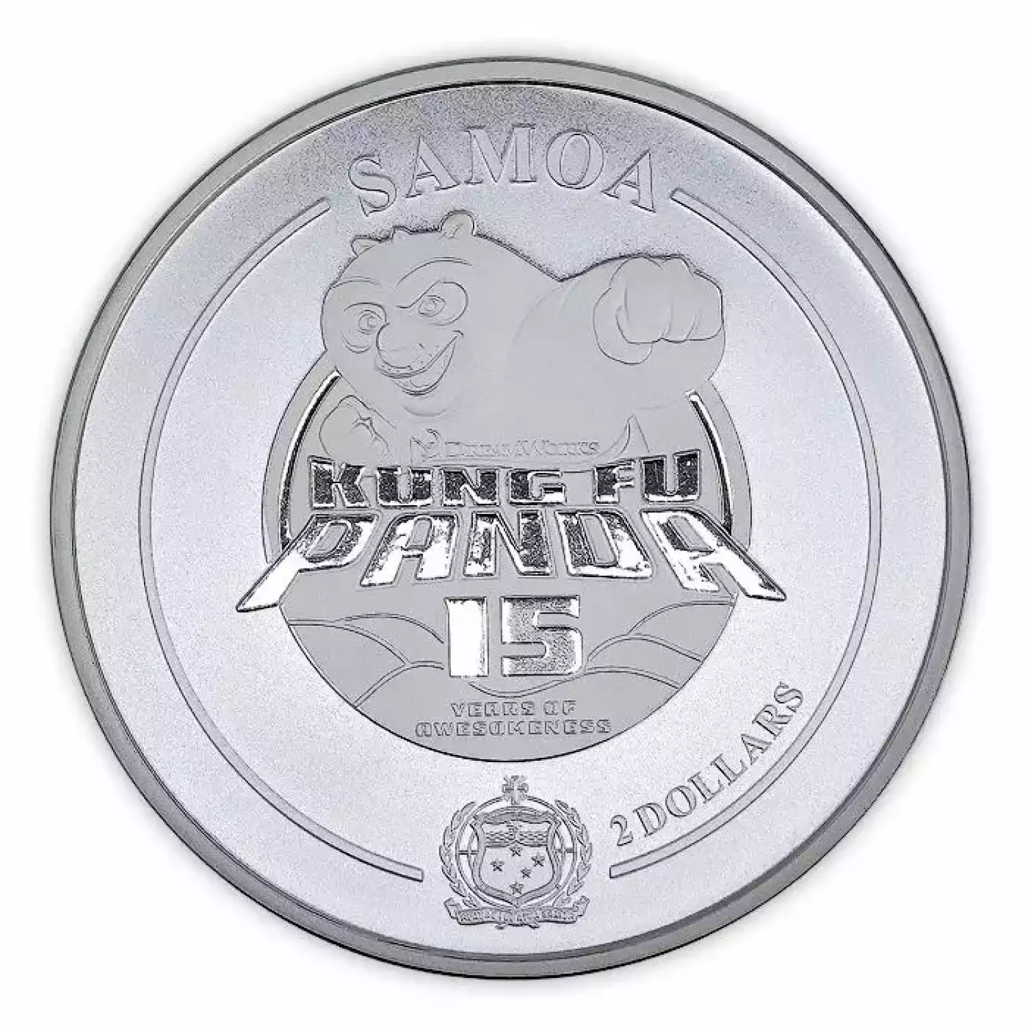 2023 Samoa 1 oz Silver Kung Fu Panda DreamWorksCoin